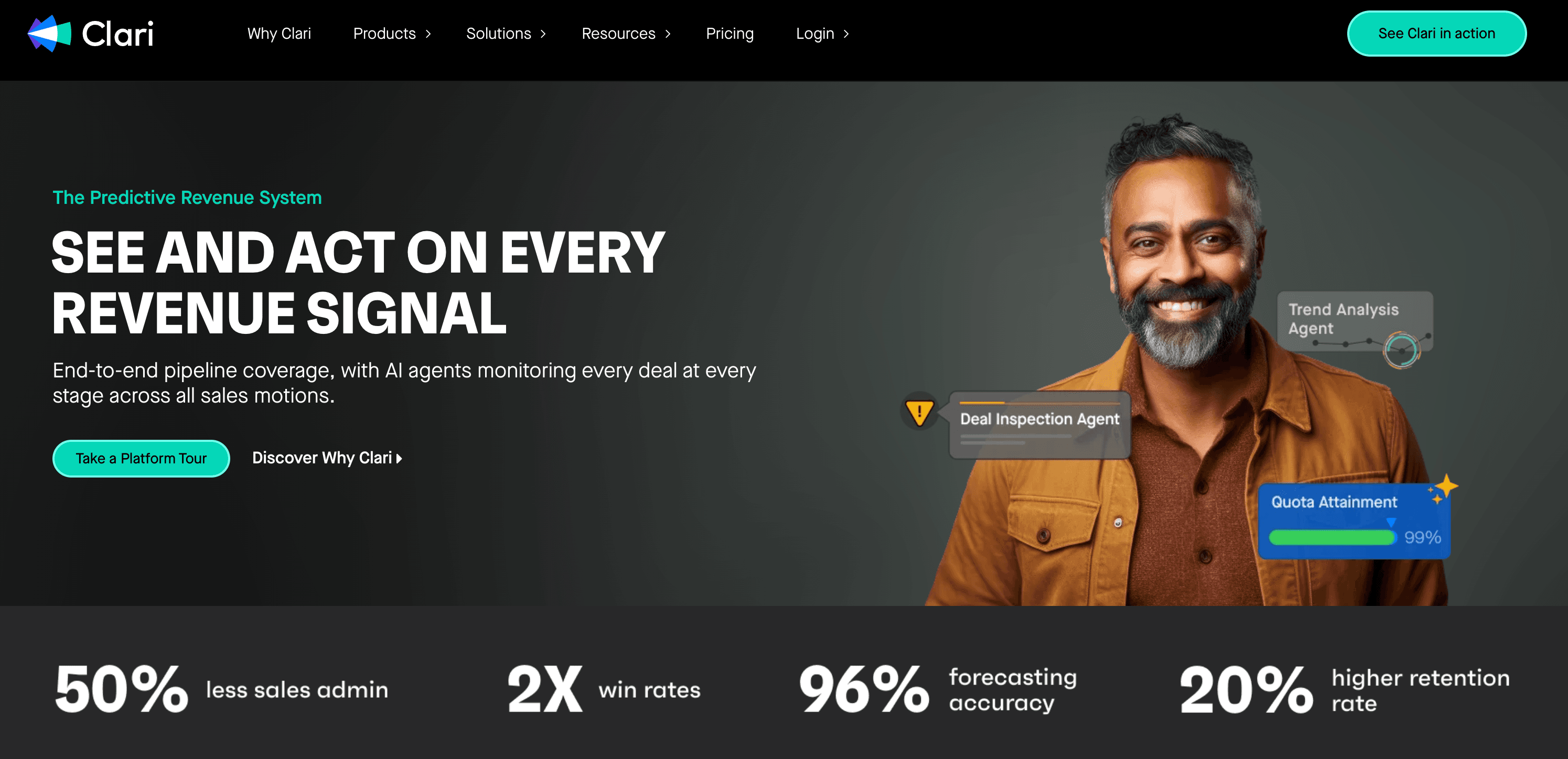Clari Homepage