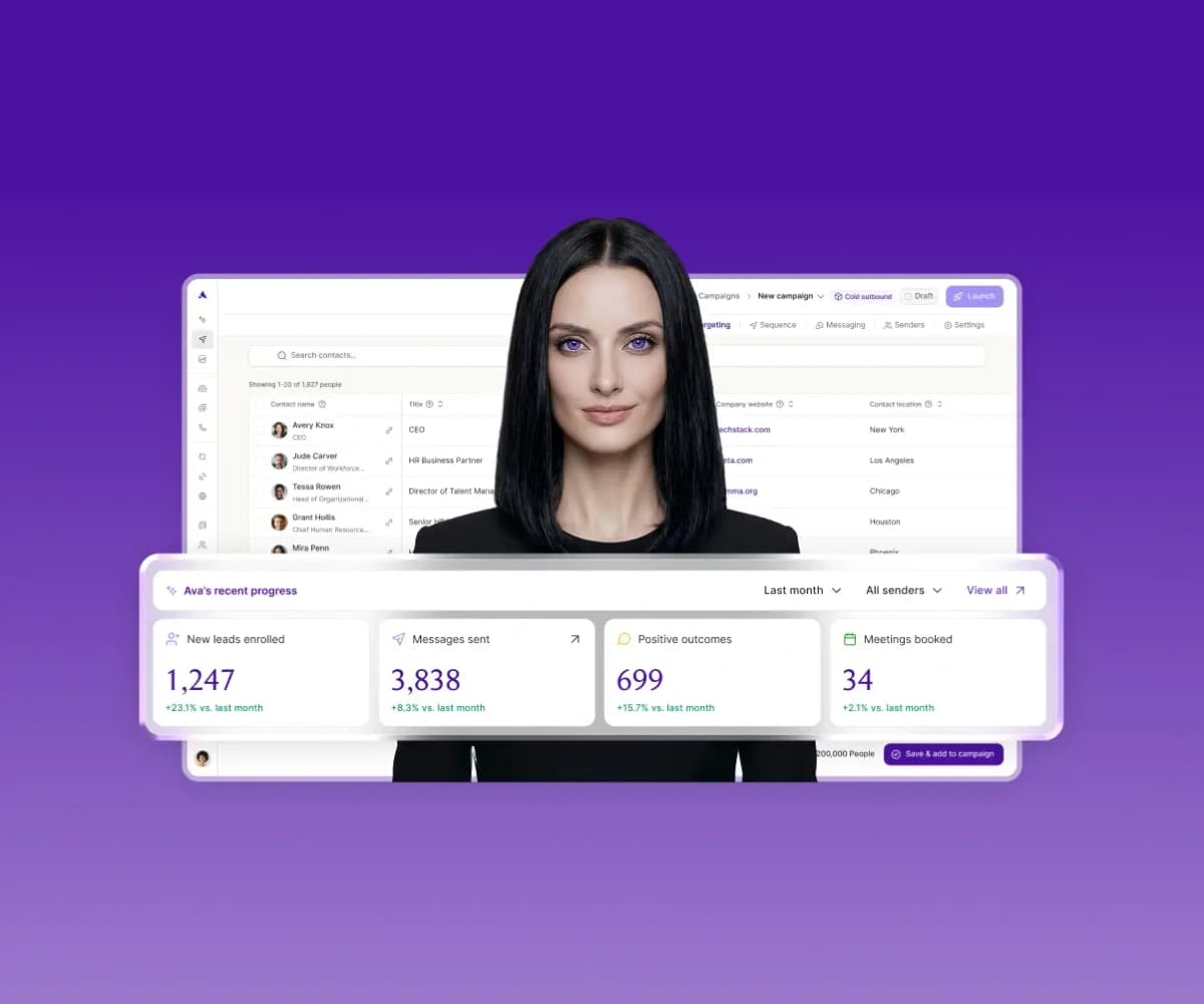 Artisan launches Ava 2.0: the first autonomous AI BDR, now self-serve