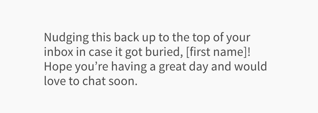 LinkedIn Follow-Up Template