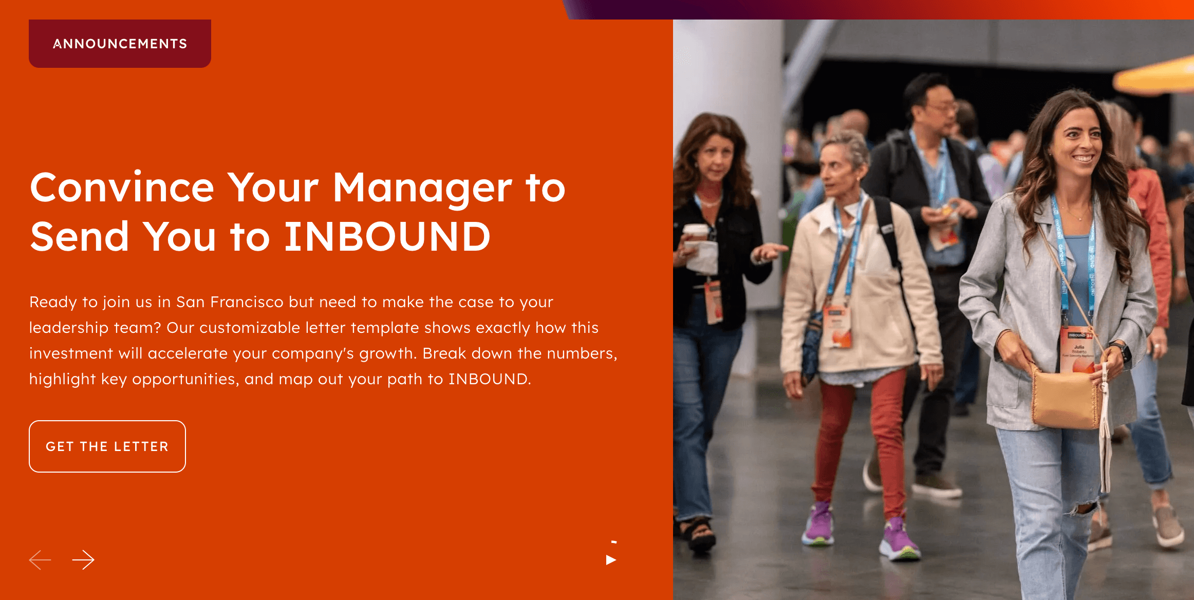 Inbound Leadership Letter