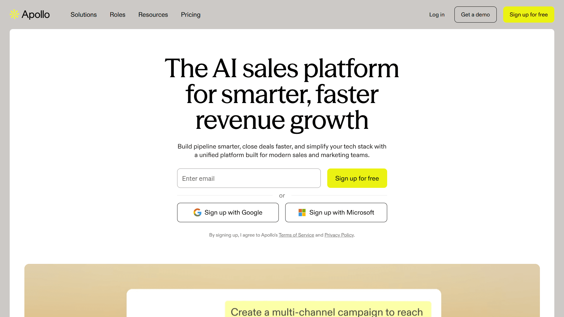 Apollo Home Page