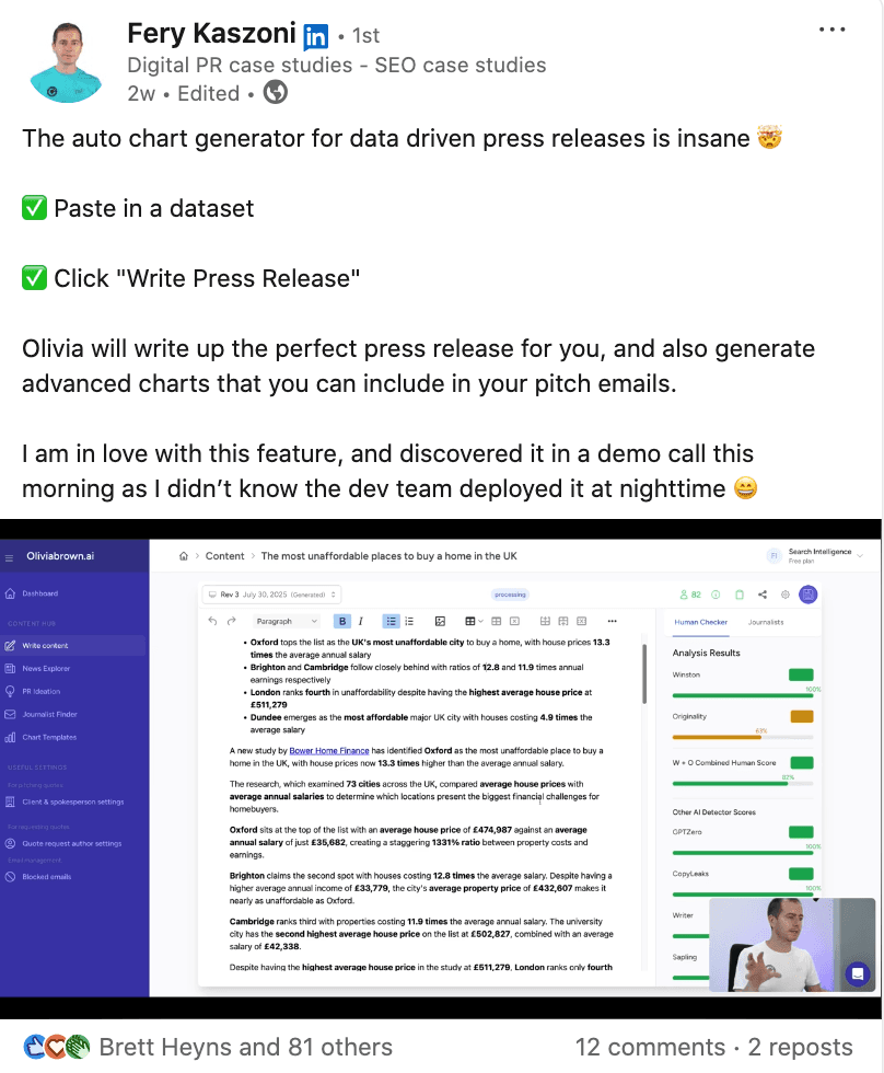 Olivia Brown Release