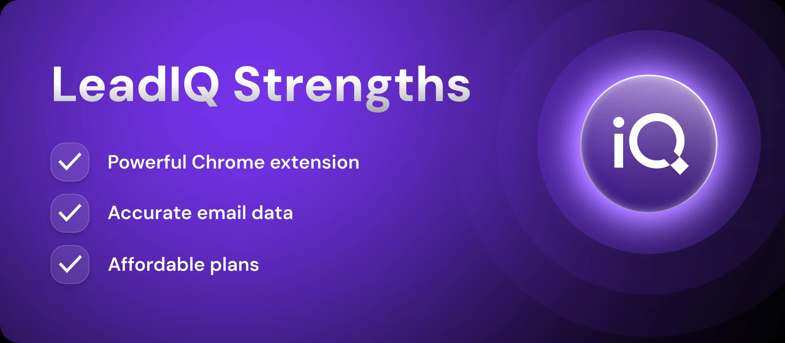 LeadIQ Strengths
