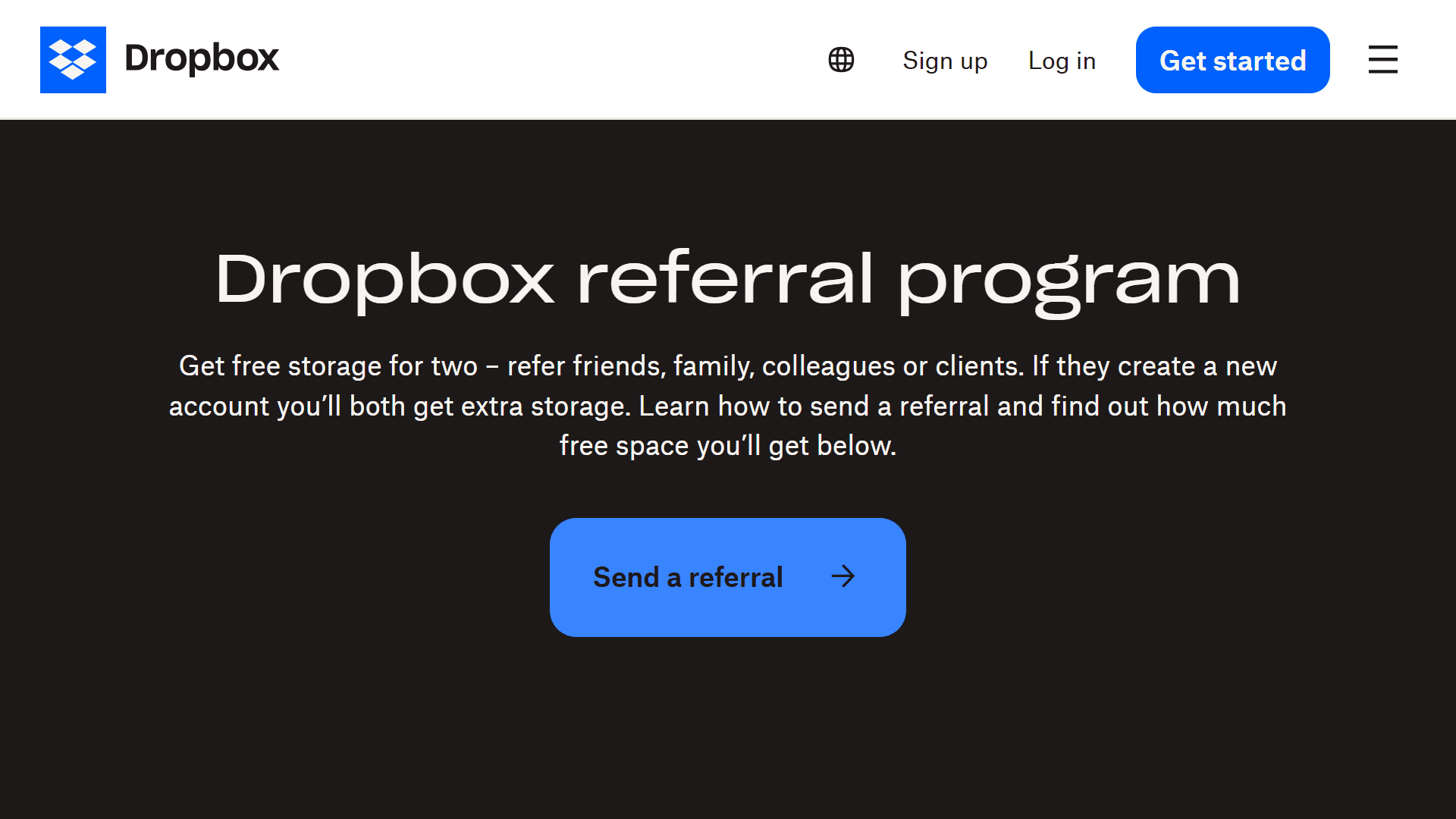 Dropbox Referral Program