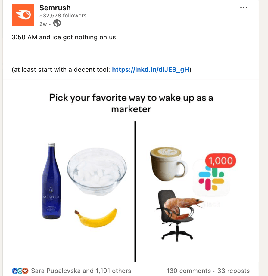 Semrush Demand Gen Post