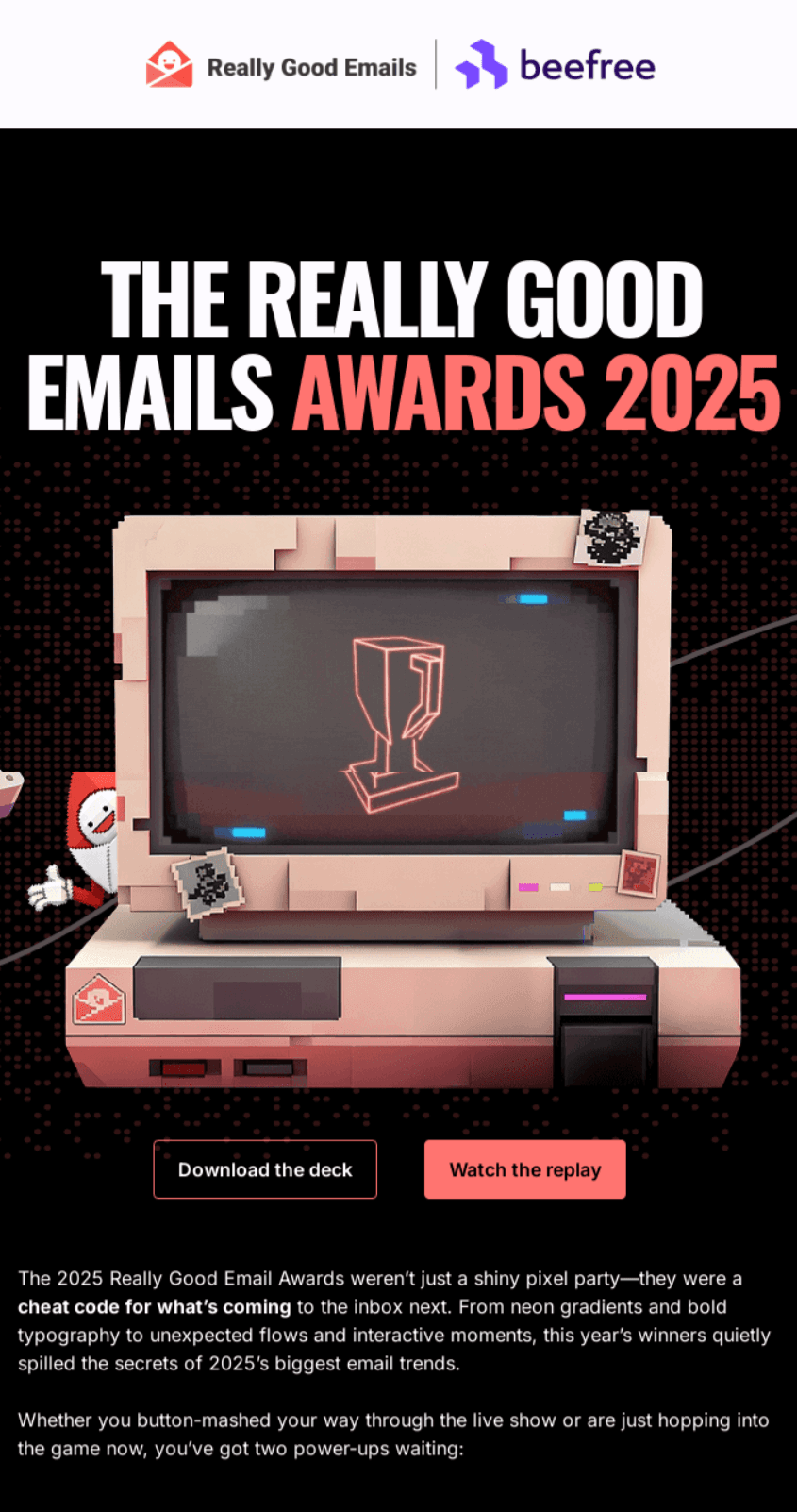 beefree Email Screenshot