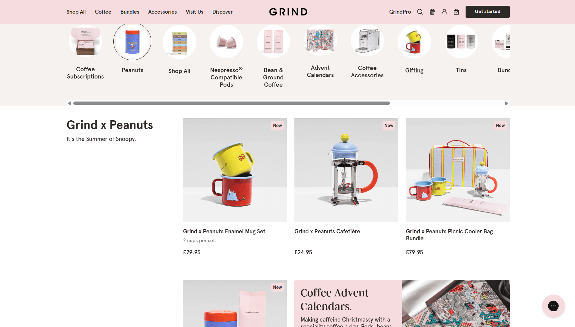 Grind x Peanuts Collaboration