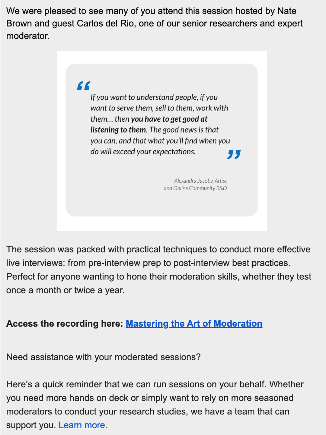Post-Event Email Examples and Templates